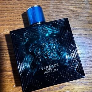 Versace Eros Parfum in Black and Blue